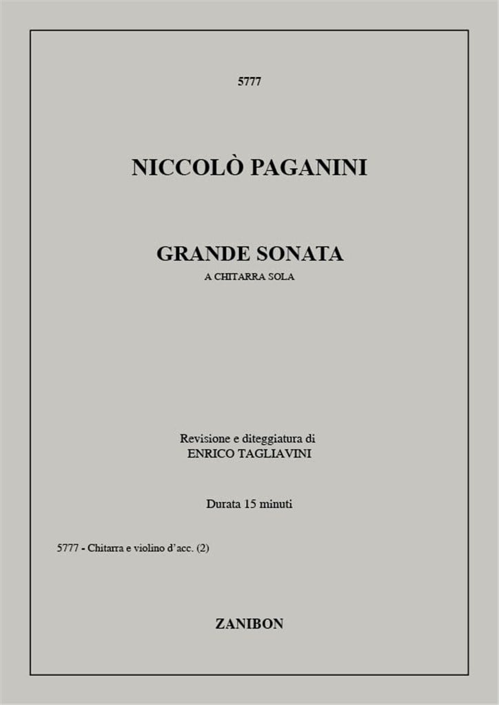 Grande Sonata A Chitarra Sola